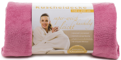 Kuscheldecken Light 150x200 Altrosa